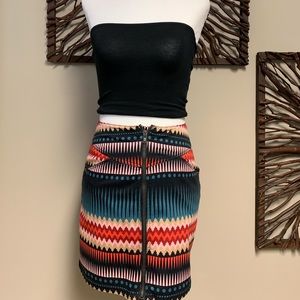 H&M Multi-Colored Skirt.